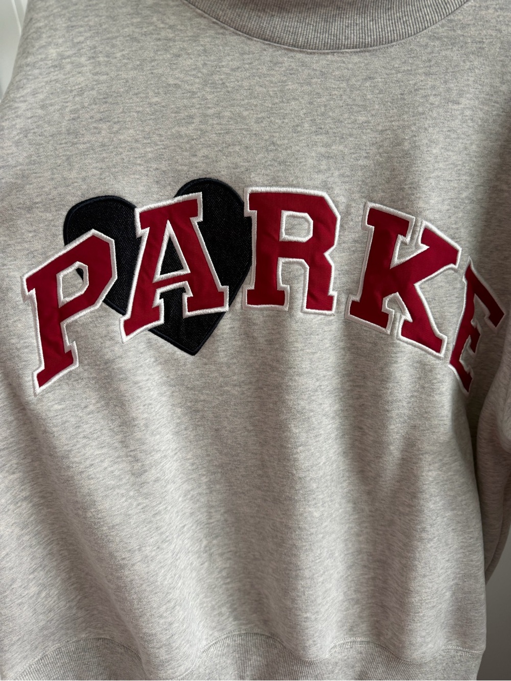 Parke Grey Crewneck Sweatshirt Valentine L/XL